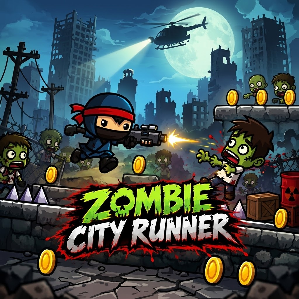 Zombie City Runner — Play on Bang Media Tv